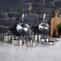 Chảo inox 2 quai Fissler Pure