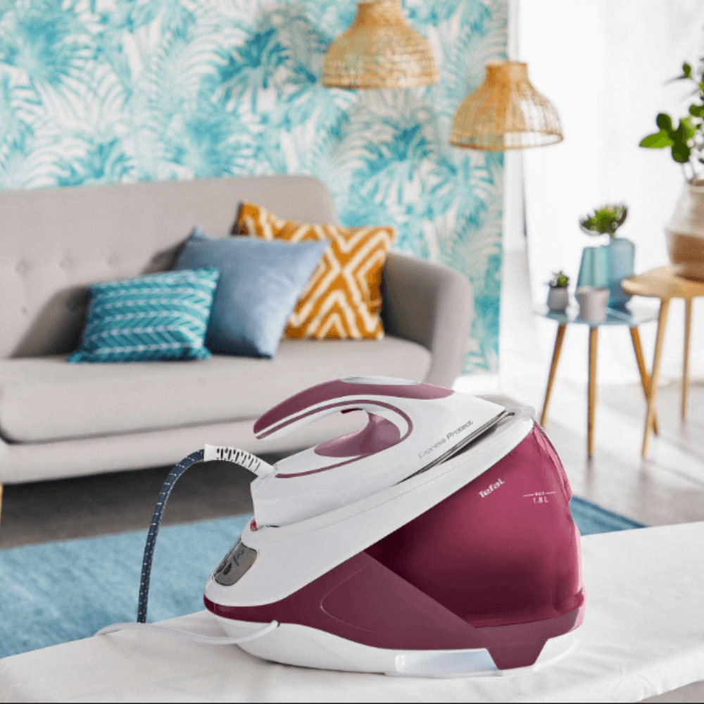 Bàn là hơi nước cao cấp Tefal SV9201 Express Protect màu đỏ