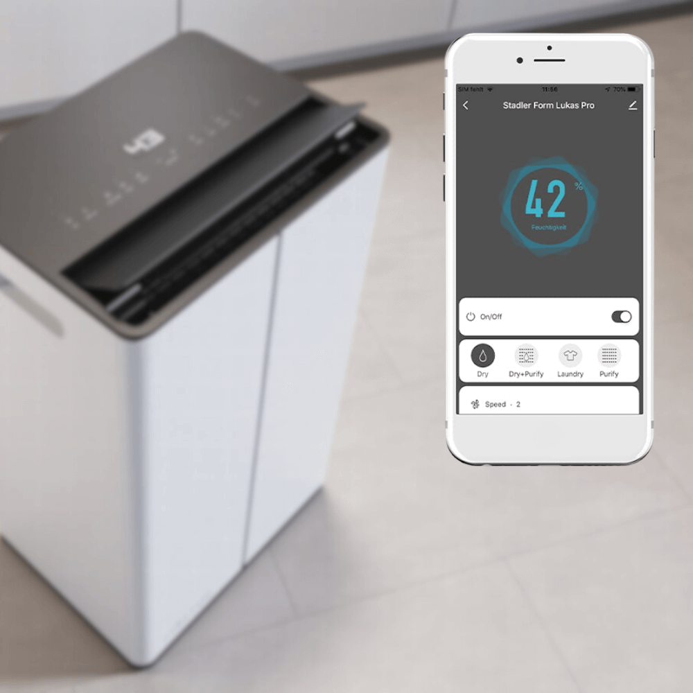 Máy hút ẩm và lọc không khí STADLER FORM LUKAS PRO 50L