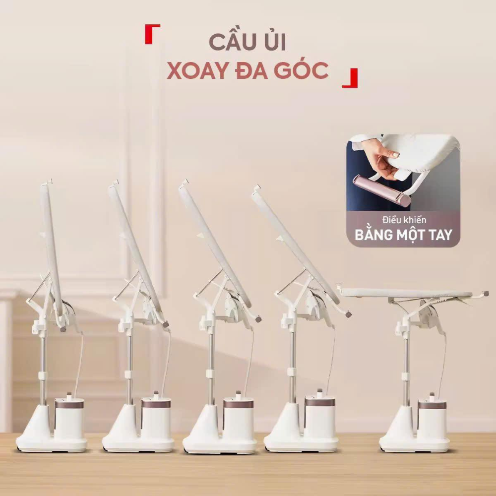 Bàn là cây Tefal IXEO Vision QT1811E0 màu trắng