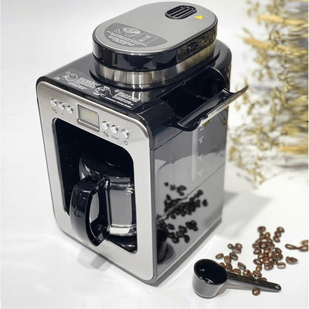 Máy pha cà phê mini kèm xay CASO Coffee Compact Electronic 600W