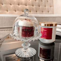 Đĩa chân đế có nắp Rogaska Windsor 12cm