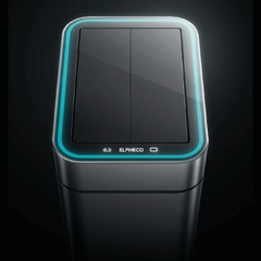 Thùng rác cảm ứng ELPHECO cánh bướm inox 15L ELPH9830 có đèn, nhiều màu