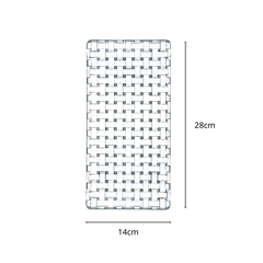 Đĩa pha lê chữ nhật dài Nachtmann Bossa Nova 28/42cm