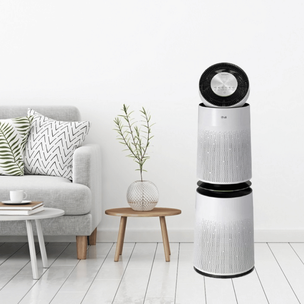 Máy lọc không khí LG 2 tầng AS10GDWH0 màu trắng