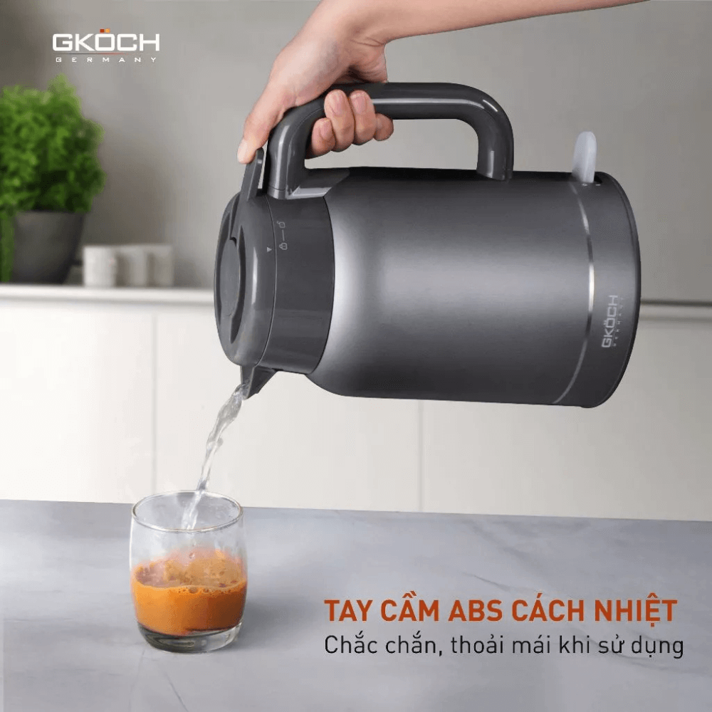 Ấm đun nước giữ nhiệt GKÖCH 1.5L HB-K193A