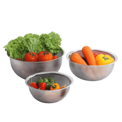 Bộ 3 rổ inox 16-20-24cm GKÖCH MYDH1012 không có tay cầm