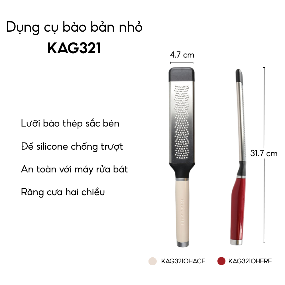 Dụng cụ bào KitchenAid Coreline KAG321 nhiều màu