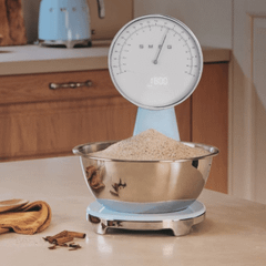 Cân nhà bếp đồng hồ số và điện tử SMEG KSF01