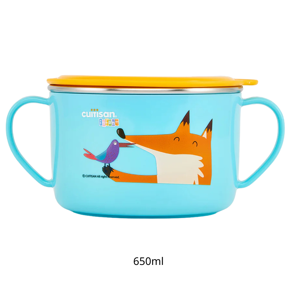 Bát Inox 316 Cuitisan 2 trong 1 400ml/650ml kháng khuẩn cao cấp nhiều màu