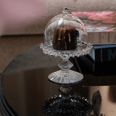 Đĩa chân đế có nắp Rogaska Windsor 12cm