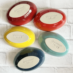 Set 5 đĩa oval cầu vồng Le Creuset 17cm