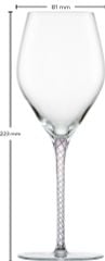 Bộ 2 ly rượu vang pha lê Zwiesel Glas Spirit Allroundglas rosé 121646 358ml