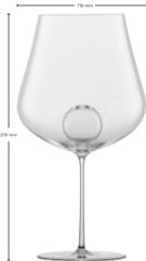 Bộ 2 ly rượu vang pha lê Zwiesel Glas Burgundy Air Sense 122185 796ml