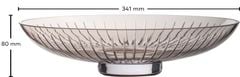 Đĩa pha lê Zwiesel Glas Signum 122261 34cm màu nâu Smoky