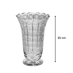 Bình hoa pha lê chân đế Bohemia M57