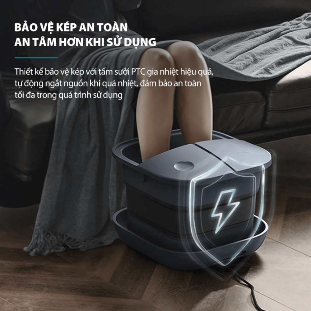 Bồn ngâm chân massage Philips PPM6504