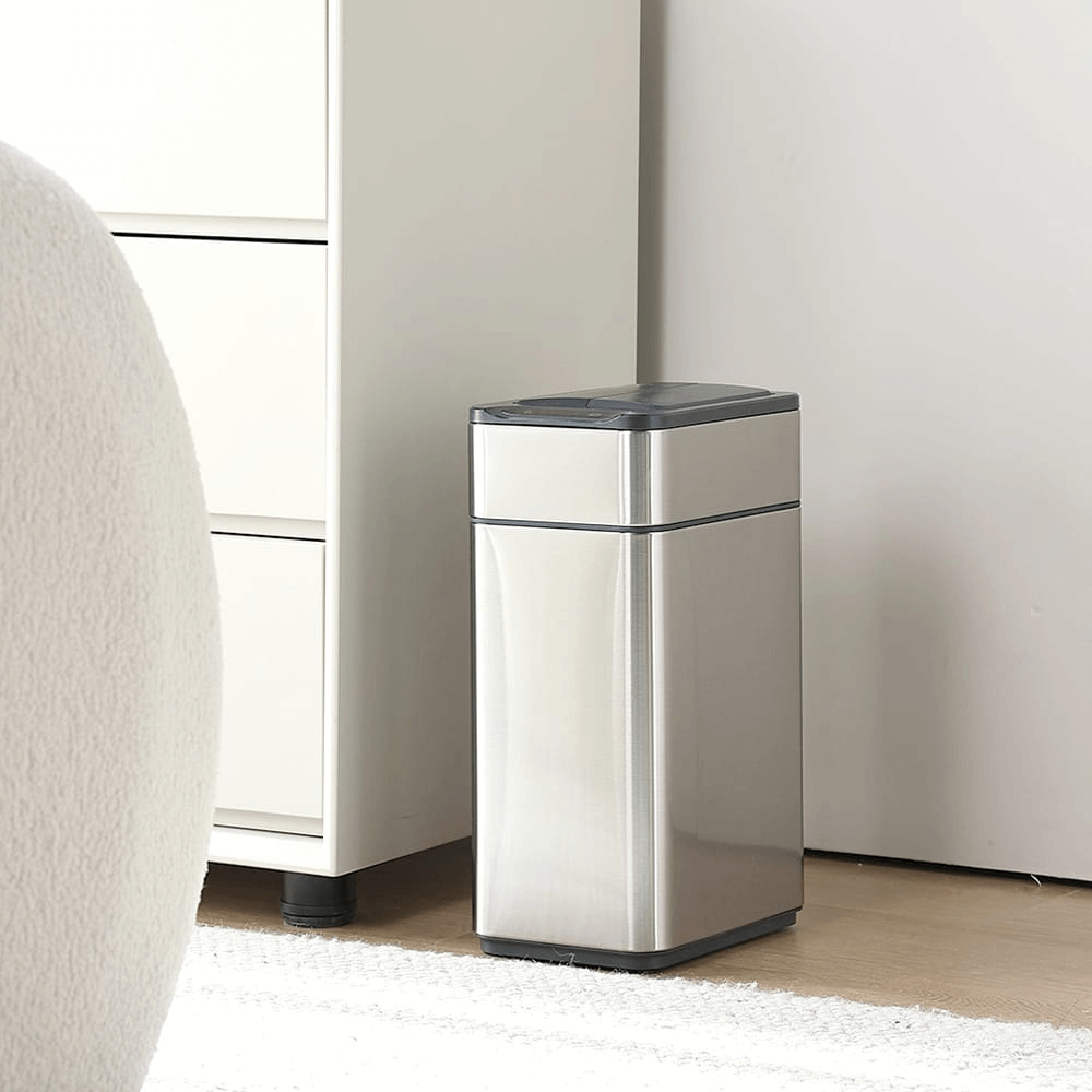 Thùng rác cảm biến ELPHECO mở hai cánh có kẹp giữ túi rác nhiều dung tích, nhiều màu