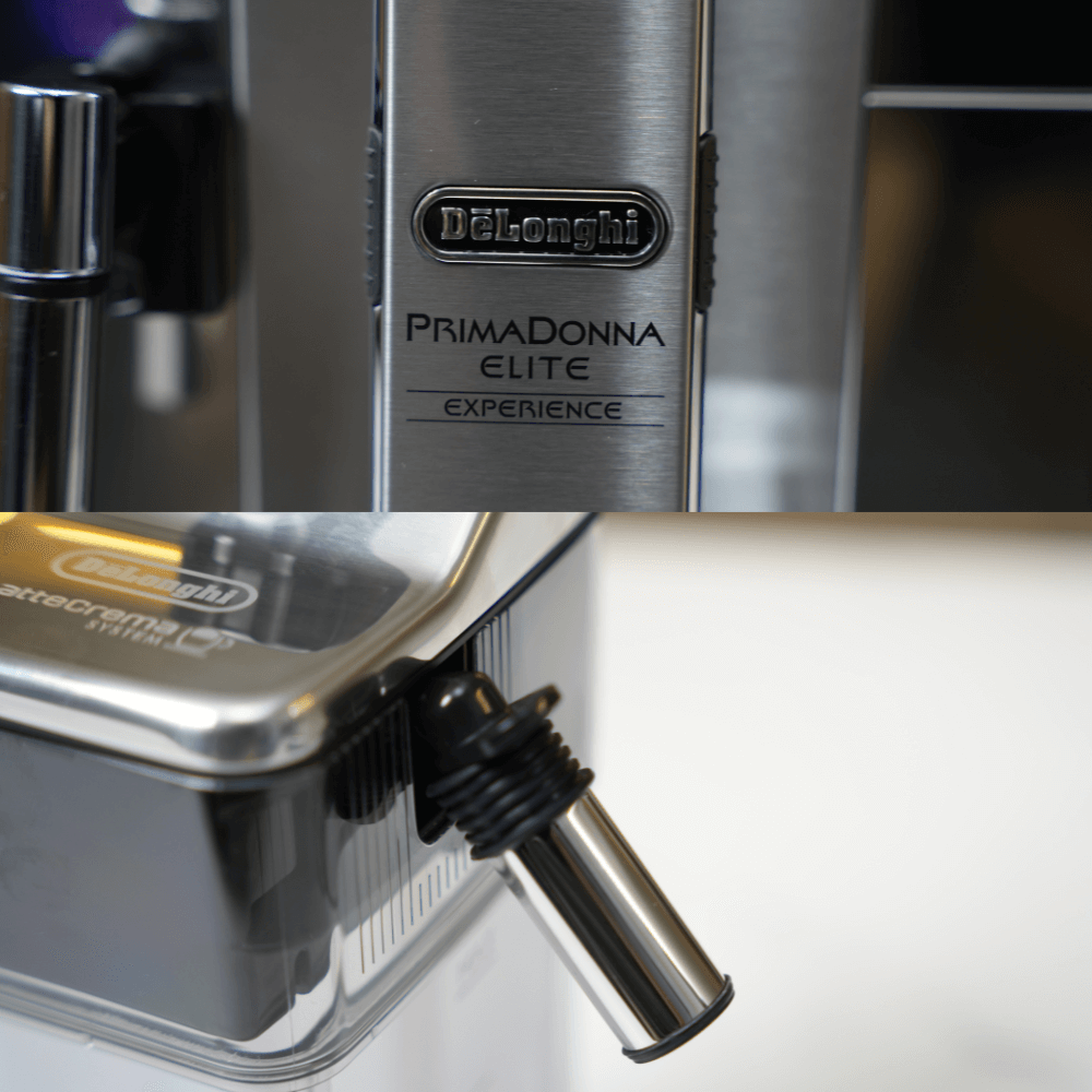 Máy pha cà phê tự động De'Longhi PrimaDonna Elite Experience ECAM 656.85.MS màu bạc