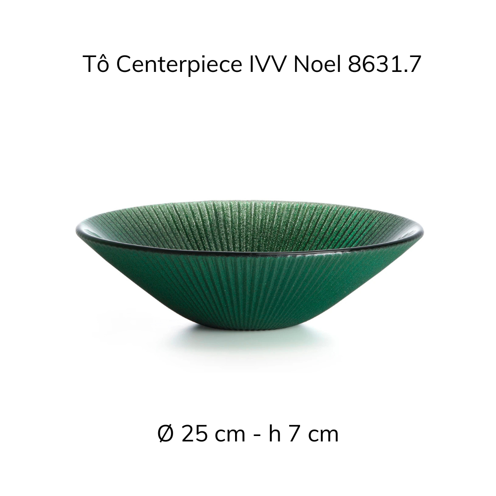 Tô Centerpiece 25cm IVV Noel, nhiều màu