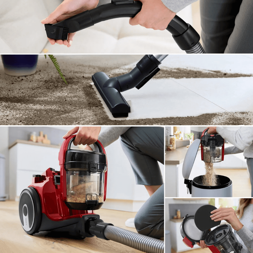 Máy hút bụi BOSCH BGC05AAA2 màu đỏ