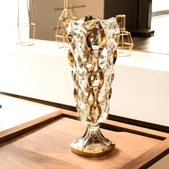 Bình hoa pha lê chân đế Bohemia Samba