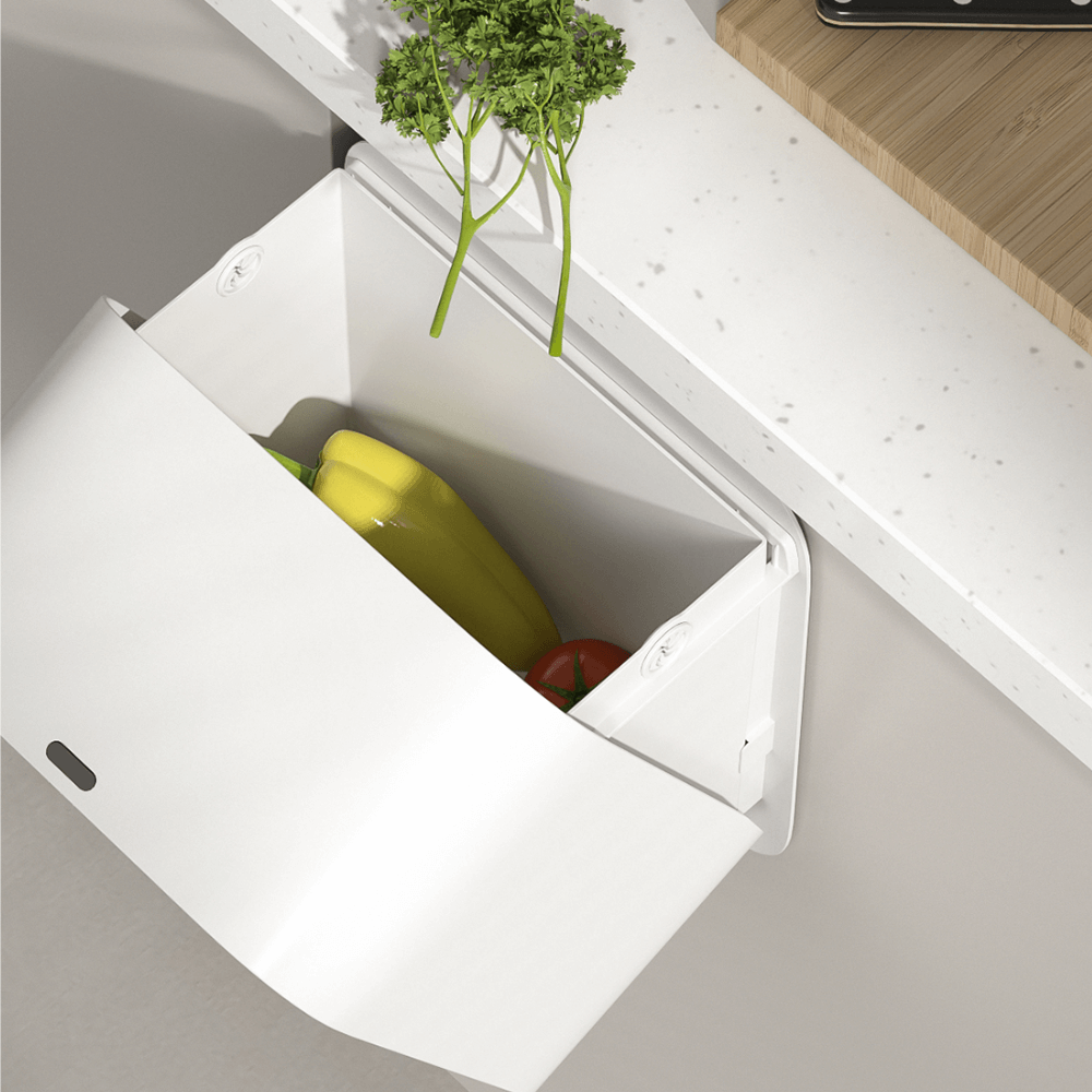 Thùng rác cảm biến ELPHECO treo tủ bếp 7L nhiều màu