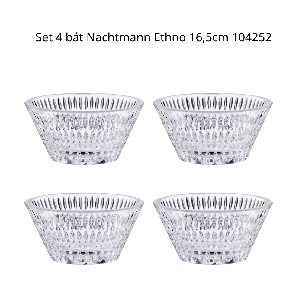 Bát pha lê Nachtmann Ethno 11cm/16,5cm/27cm