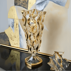 Bình hoa pha lê chân đế Bohemia Samba