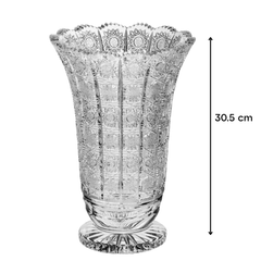 Bình hoa pha lê chân đế Bohemia M57