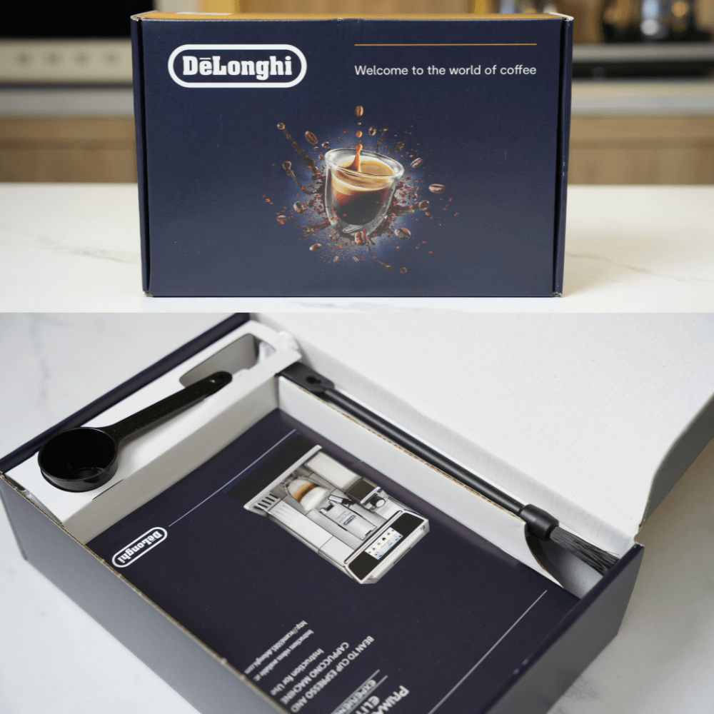 Máy pha cà phê tự động De'Longhi PrimaDonna Elite Experience ECAM 656.85.MS màu bạc
