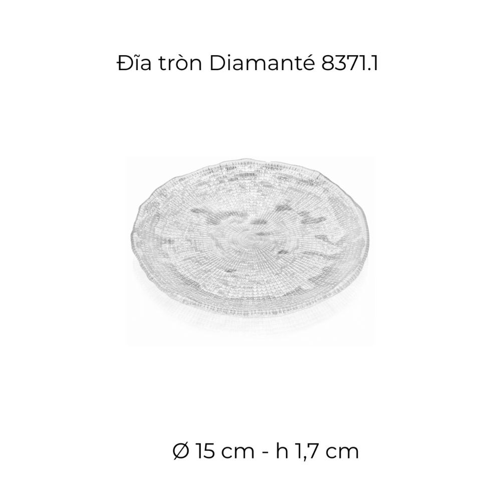 Đĩa tròn IVV Diamante, nhiều kích cỡ