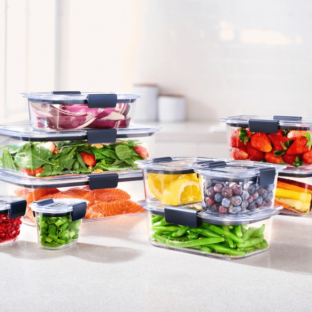 Sét hộp Tritan Rubbermaid Brilliance 10-24 món made in USA