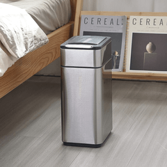 Thùng rác cảm biến ELPHECO mở hai cánh có kẹp giữ túi rác nhiều dung tích, nhiều màu