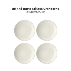 Đồ dùng bàn ăn Mikasa Cranborne nhiều món, chất liệu gốm đá