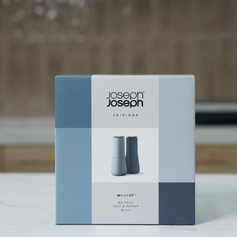 Bộ 2 lọ xay tiêu & xay muối Joseph Joseph Milltop nhiều màu