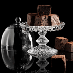 Đĩa chân đế có nắp Rogaska Windsor 12cm