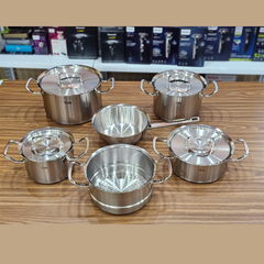 Bộ nồi Fissler Profi set 6 món kèm xửng hấp made in Germany