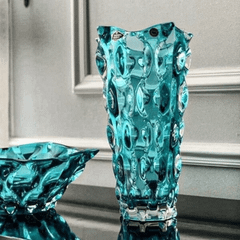 Bình hoa pha lê Bohemia Samba 30,5 cm nhiều màu