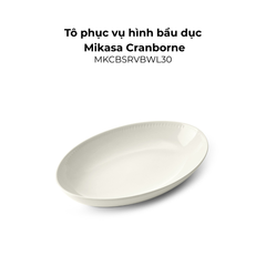 Đồ dùng bàn ăn Mikasa Cranborne nhiều món, chất liệu gốm đá