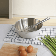 Bộ 3 âu inox phủ sơn kem lì 22-25-28cm GKÖCH MYTY0810