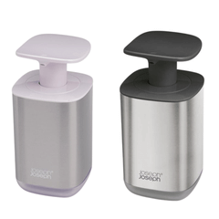 Bình bơm xà phòng Joseph Joseph Presto màu xám/inox