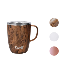 Cốc cách nhiệt S'Well bằng thép không gỉ, có nắp trượt và quai cầm