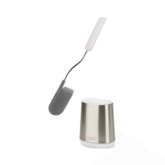 Cọ toilet silicone chống nhỏ giọt Joseph Joseph Flex Lite Steel 70561