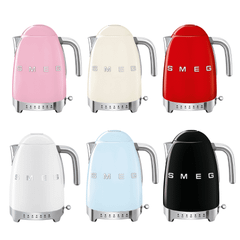 Ấm siêu tốc chỉnh nhiệt SMEG KLF04 nhiều màu