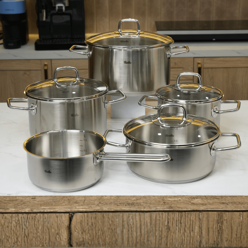 Bộ nồi Fissler Viseo 5 món vung kính kèm quánh