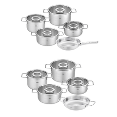 Bộ nồi Fissler Pure Collection 5 món vung kính kèm chảo made in Germany