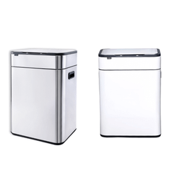 Thùng rác cảm ứng ELPHECO nắp inox 30L/40L có thùng rác rời bên trong & khử mùi ozone, nhiều màu