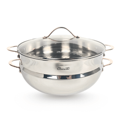 Bộ chảo sâu và xửng hấp Ciwete 32cm SS0105-3PC