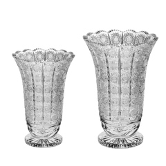 Bình hoa pha lê chân đế Bohemia M57